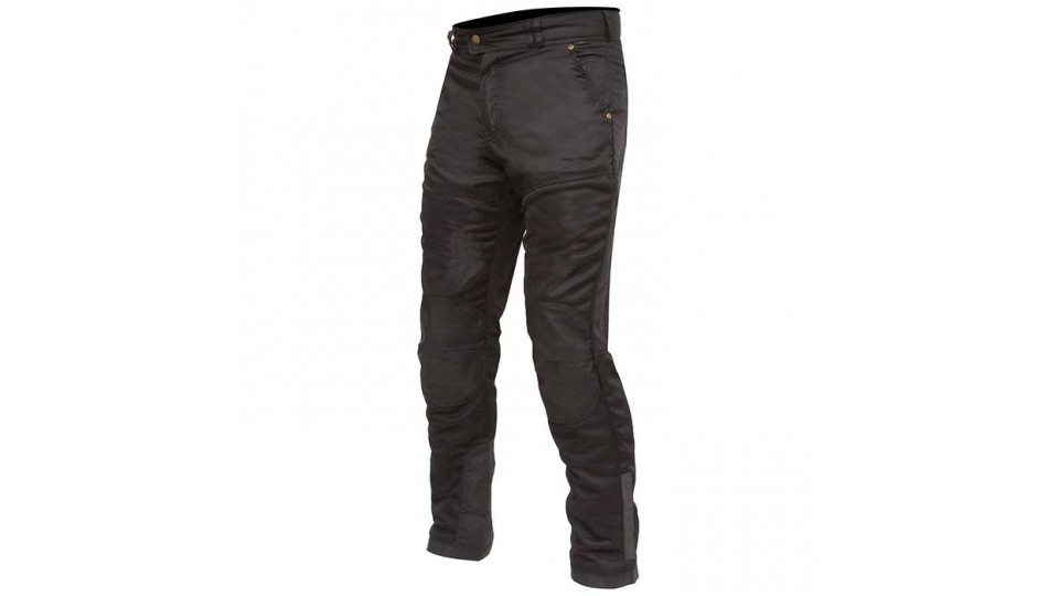 Merlin Shenstone Black D3O Cotec Wax Cotton Air Trouser