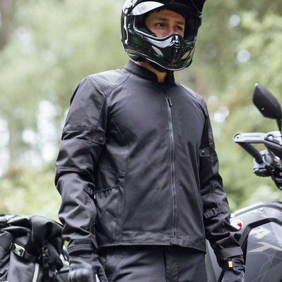 Merlin Taos D3O Air Black Jacket Mens Motorcycle Jackets - SKU MWP187/BLK/2XL