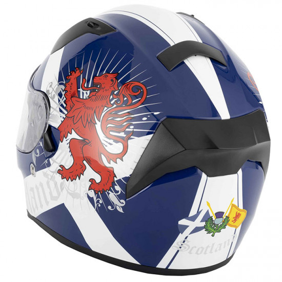 VCAN H128 Scotland Gloss Helmet Full Face Helmets - SKU RLMWHOT085