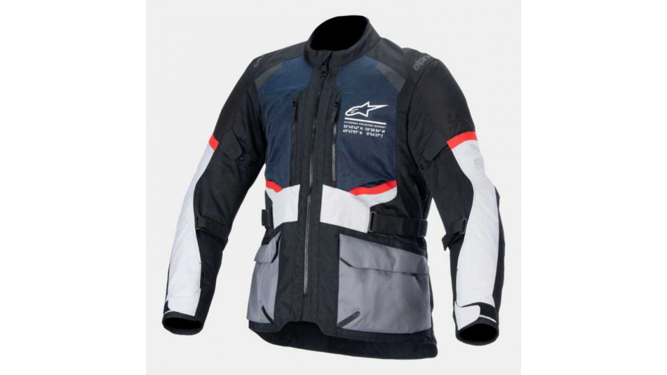 Alpinestars Andes Air Dual Sport Jacket D Blue Black Ice Grey