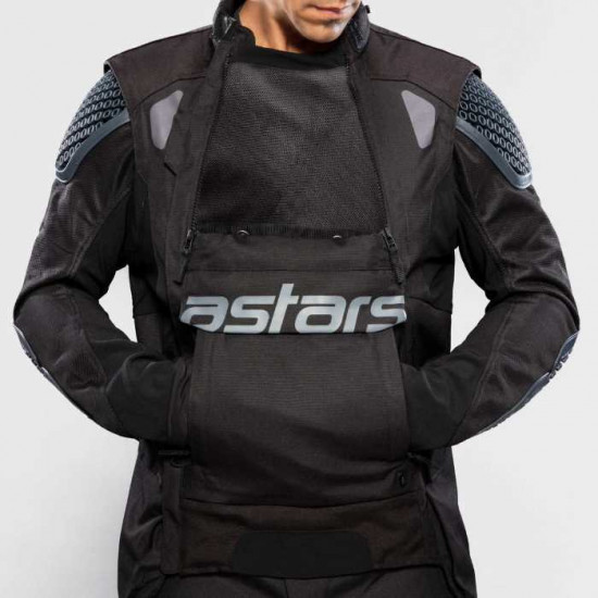 Alpinestars Halo Dual Sport Jacket Black Mens Motorcycle Jackets - SKU 32048221100XXL