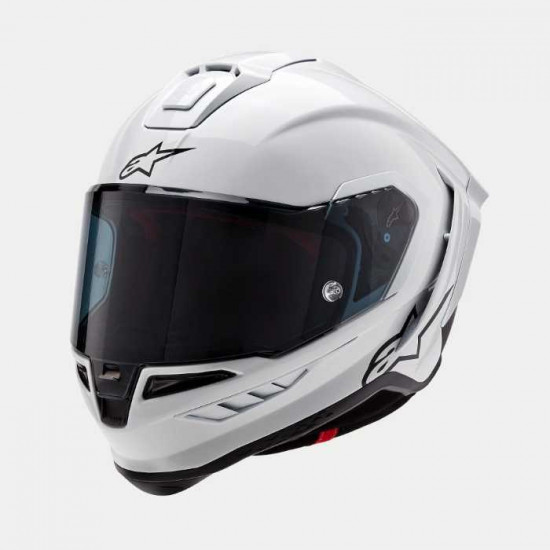 Alpinestars Supertech R10 Solid White Gloss Black Matt