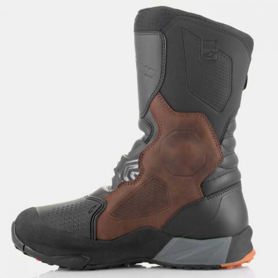 Alpinestars XT-8 Gore-Tex Boots Black Brown Mens Motorcycle Touring Boots - SKU 2037524108238