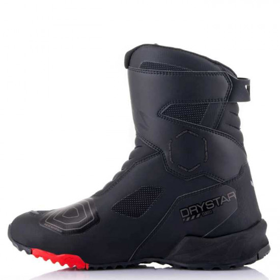 Alpinestars RT-7 Drystar Boots Black Red Mens Motorcycle Touring Boots - SKU 24430231340