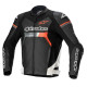 Alpinestars GP Force Leather Jacket Black White Red Fluo