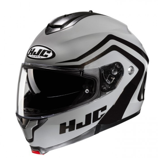 HJC C91N Nepos Black Flip Front Motorcycle Helmets - SKU C91NNBXS