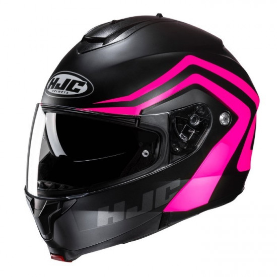 HJC C91N Nepos Pink Flip Front Motorcycle Helmets - SKU C91NNPXS