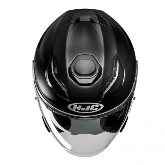 HJC F31 Matt Black Open Face Helmets - SKU F31MBXS