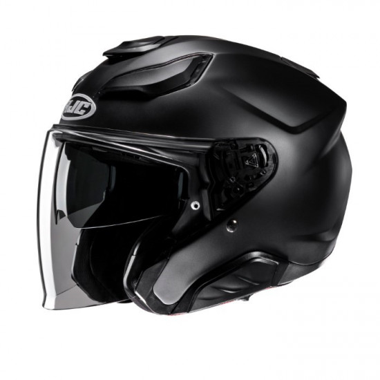 HJC F31 Matt Black Open Face Helmets - SKU F31MBXS