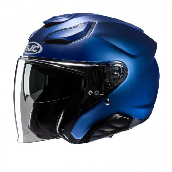 HJC F31 Metallic Blue Open Face Helmets - SKU F31UXS