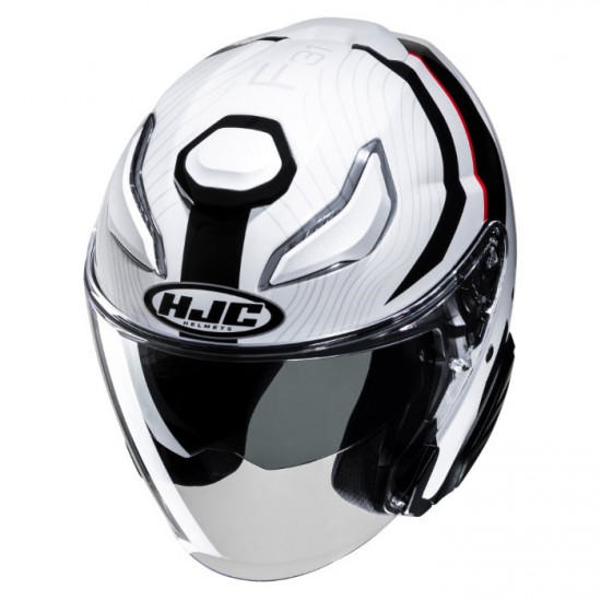 HJC F31 Naby Red Open Face Helmets - SKU F31NRXS