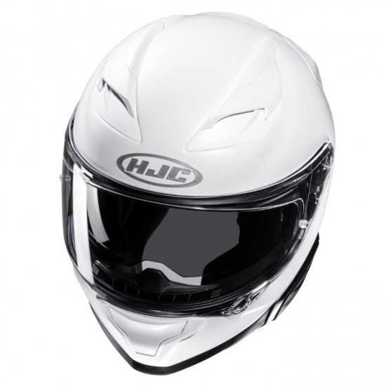 HJC F71 Pearl White Full Face Helmets - SKU F71WXS