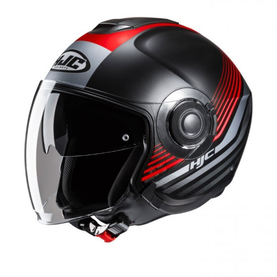 HJC I40N Dova Red Open Face Helmets - SKU I40NDRXS