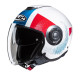 HJC I40N Pyle White Blue Red