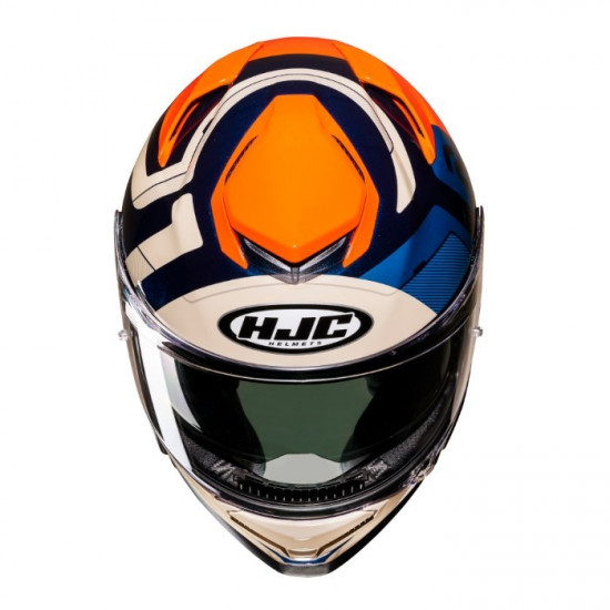 HJC RPHA 71 Cozad Blue Orange Full Face Helmets - SKU R71CUOXS