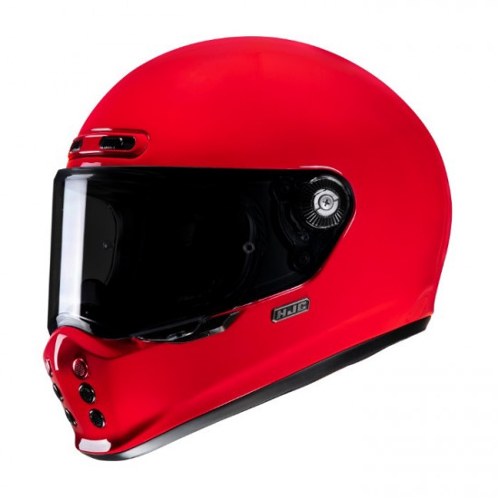 HJC V10 Deep Red Full Face Helmets - SKU V10RXS from RaceLeathers Motorcycle Clothing