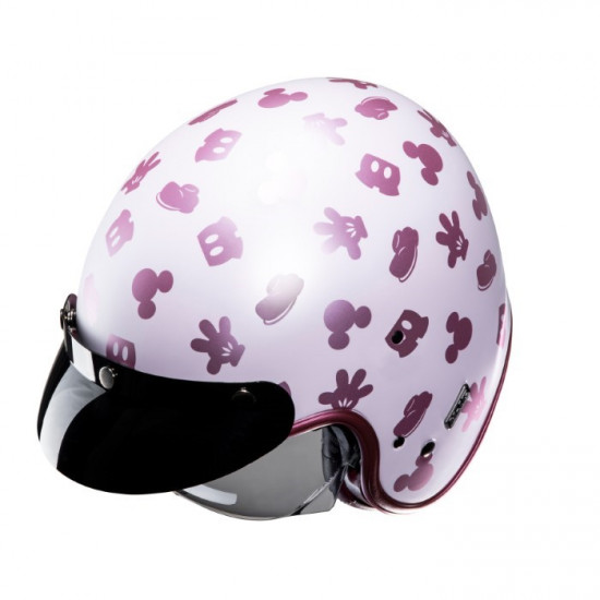 HJC V31 Disney Mickey Pink Open Face Helmets - SKU V31DMPXS