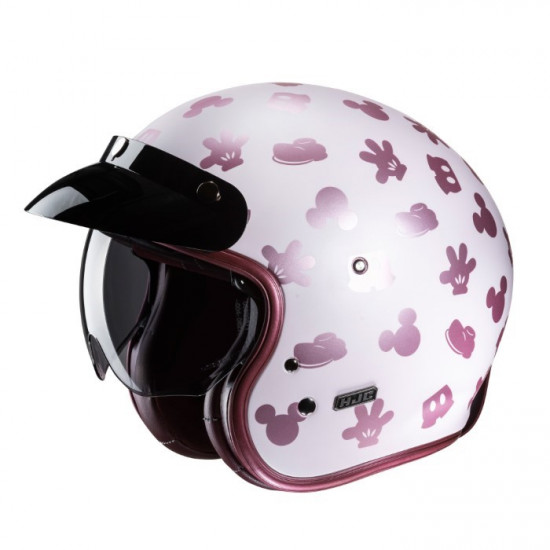 HJC V31 Disney Mickey Pink Open Face Helmets - SKU V31DMPXS