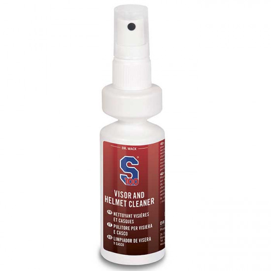 S100 Visor & Helmet Cleaner 100ml Inc Microfibre Towel Rider Accessories - SKU DW3406