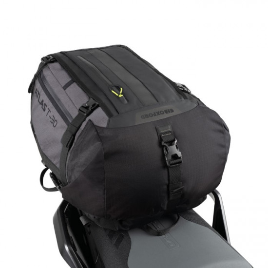 Oxford Atlas T-30 Advanced Tourpack Charcoal/Black Motorcycle Luggage - SKU OL00202