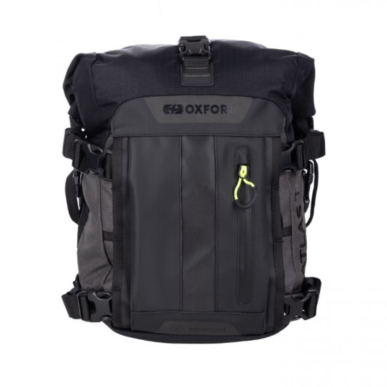 Oxford Atlas T-10 Advanced Tourpack Charcoal/Black Motorcycle Luggage - SKU OL00502