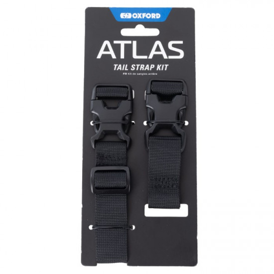 Oxford Atlas Advanced Tail Straps Kit Motorcycle Luggage - SKU OL007