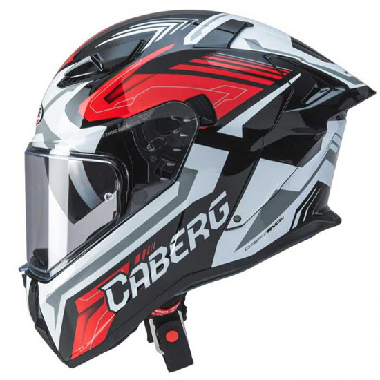 Caberg Drift Evo II Jarama Black/White/Red Full Face Helmets - SKU 0852815