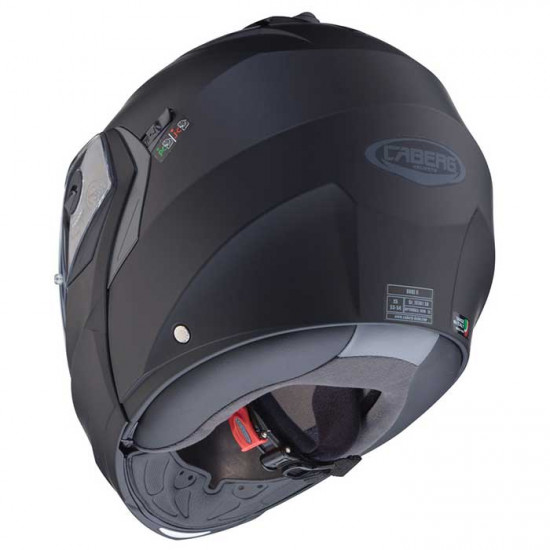 Caberg Duke X Matt Black Flip Front Motorcycle Helmets - SKU 0824065