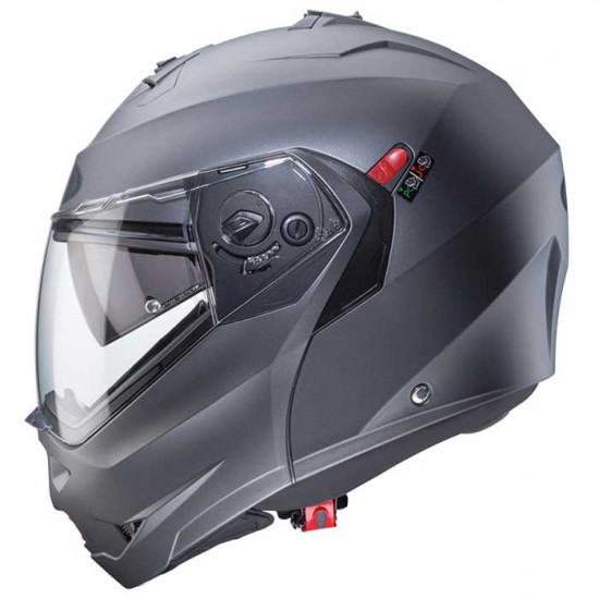 Caberg Duke X Matt Gun Metal Flip Front Motorcycle Helmets - SKU 0824218