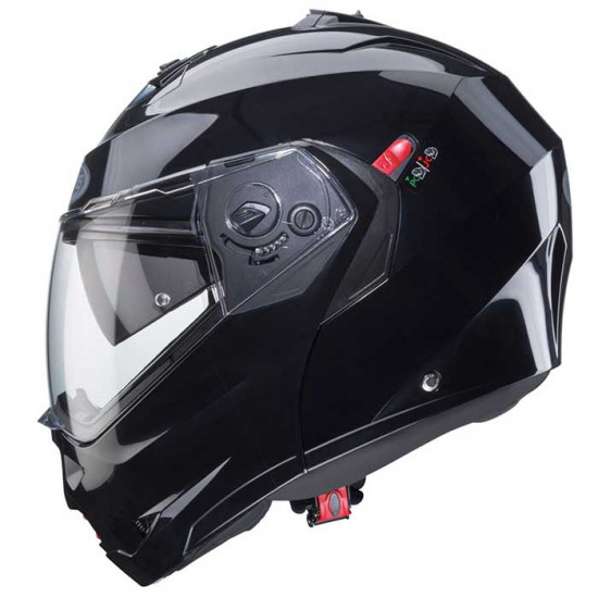 Caberg Duke X Smart Black Flip Front Motorcycle Helmets - SKU 0824010