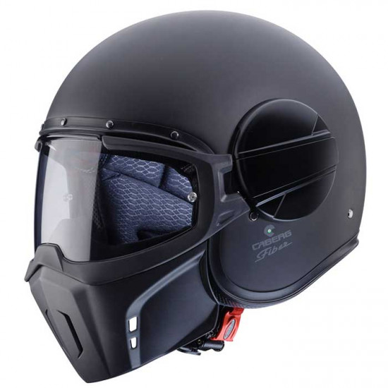 Caberg Jet Ghost X Matt Black Open Face Helmets - SKU 0851764