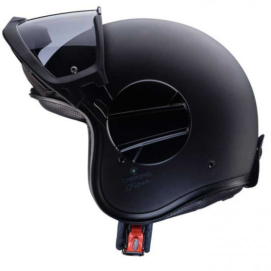 Caberg Jet Ghost X Matt Black Open Face Helmets - SKU 0851764