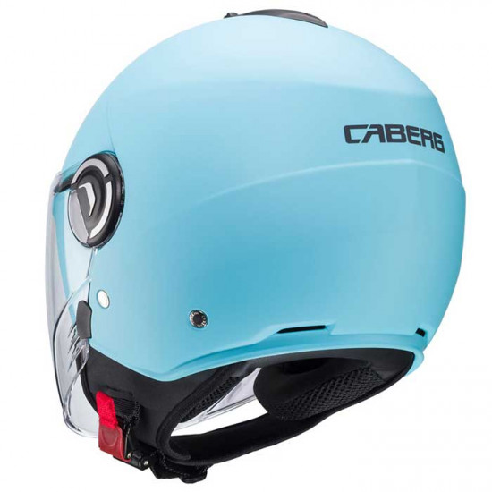 Caberg Riviera V4X Matt Light Blue Open Face Helmets - SKU 0824522