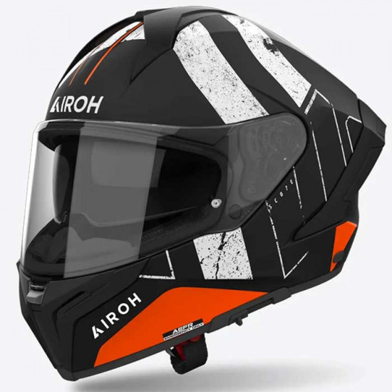 Airoh Matryx Scope Matt Orange Full Face Helmets - SKU ARH175S