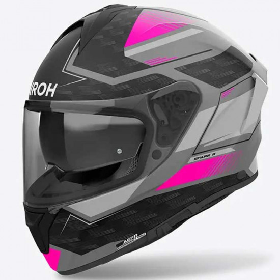 Airoh Spark 2 Zenith Matt Pink Full Face Helmets - SKU ARH180XS