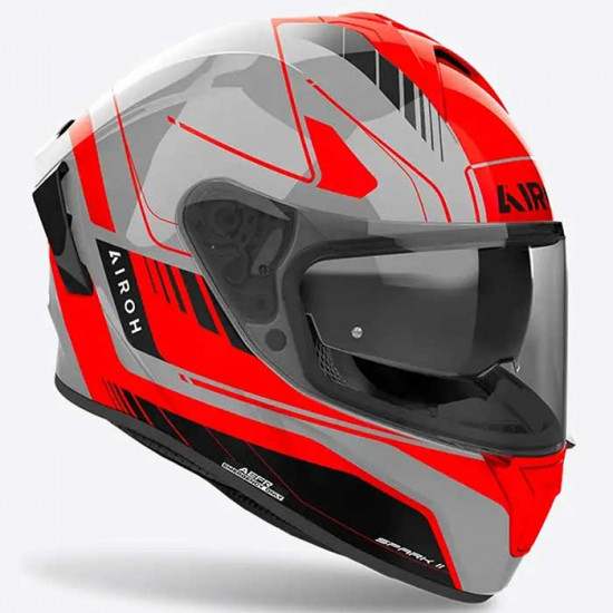 Airoh Spark 2 Chrono Orange Full Face Helmets - SKU ARH183S