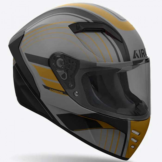 Airoh Connor Achieve Matt Bronze Full Face Helmets - SKU ARH185S