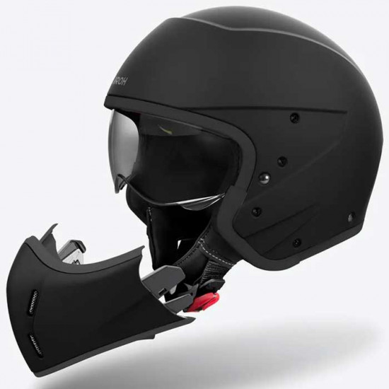 Airoh J110 Matt Black Open Face Helmets - SKU ARH214S