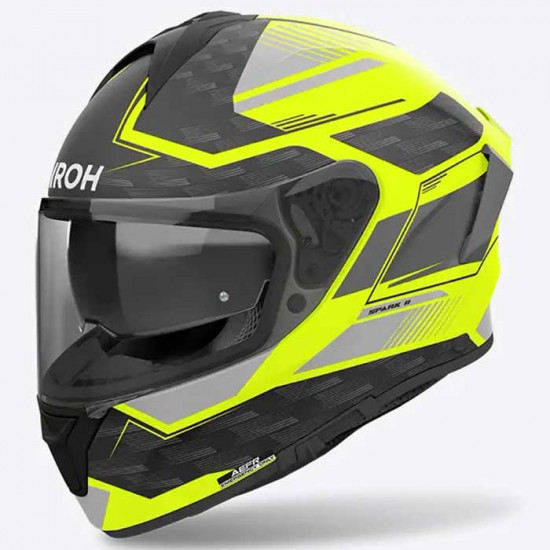 Airoh Spark 2 Zenith Matt Yellow Full Face Helmets - SKU ARH218S