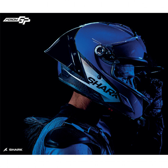 Shark Aeron-GP Replica Zarco GP Violet Blue Full Face Helmets - SKU 200/HE0386E/DVB1