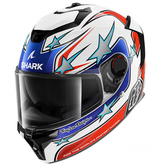 Shark Spartan GT Pro Flagstaff White Blue Red