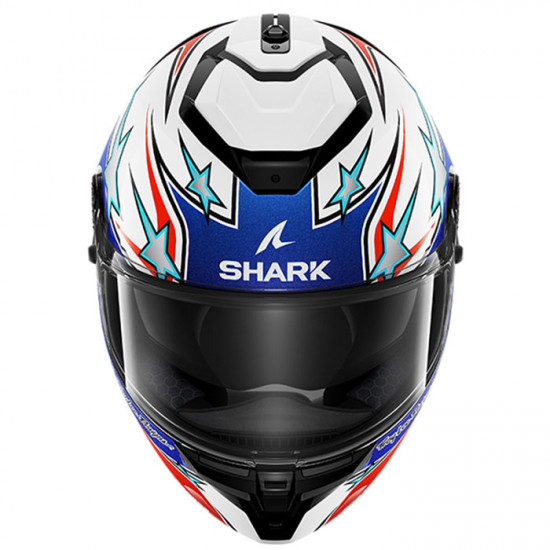 Shark Spartan GT Pro Flagstaff White Blue Red