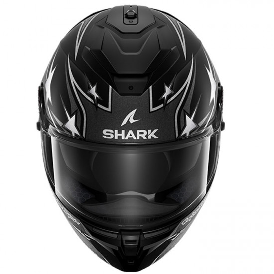 Shark Spartan GT Pro Flagstaff Matt Black Anthracite Silver Full Face Helmets - SKU 200/HE1320E/KAS1