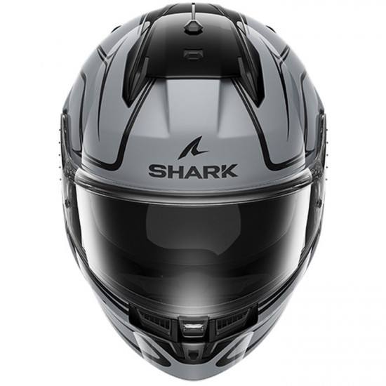 Shark D-Skwal 3  Drone Silver Black Full Face Helmets - SKU 210/HE0929E/SKS1