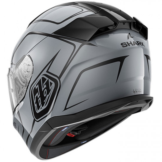 Shark D-Skwal 3  Drone Silver Black Full Face Helmets - SKU 210/HE0929E/SKS1