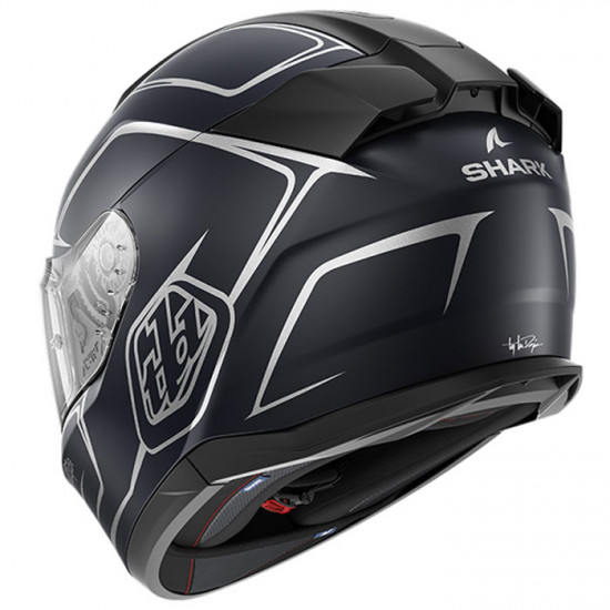 Shark D-Skwal 3  Drone Matt Black Silver Full Face Helmets - SKU 210/HE0930E/BSB1