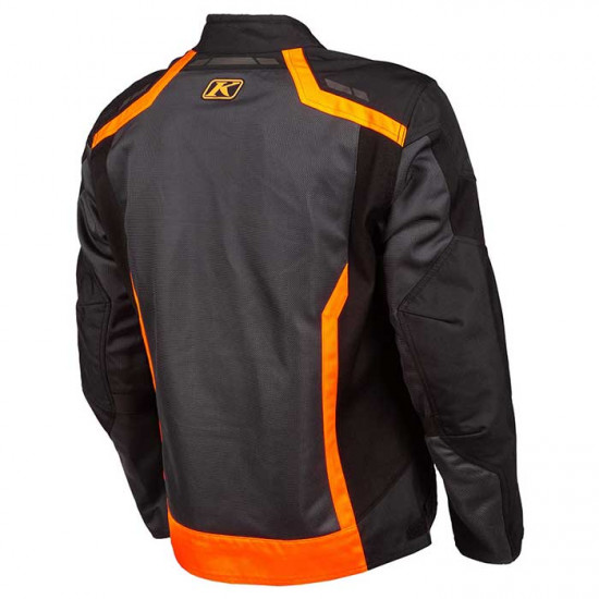 Klim Induction Jacket Black - Strike Orange