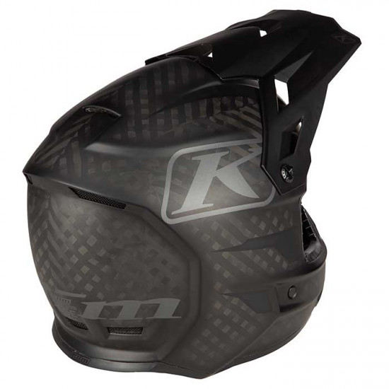 Klim F3 Carbon Off-Road Helmet ECE Carbon Matt Black Off Road Helmets - SKU 3707-001-110-005