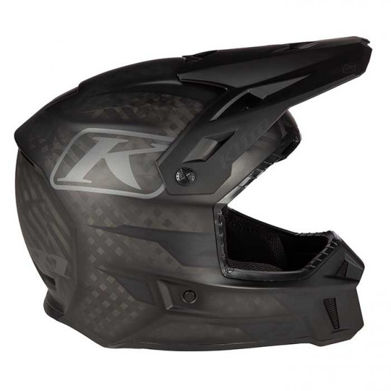 Klim F3 Carbon Off-Road Helmet ECE Carbon Matt Black Off Road Helmets - SKU 3707-001-110-005