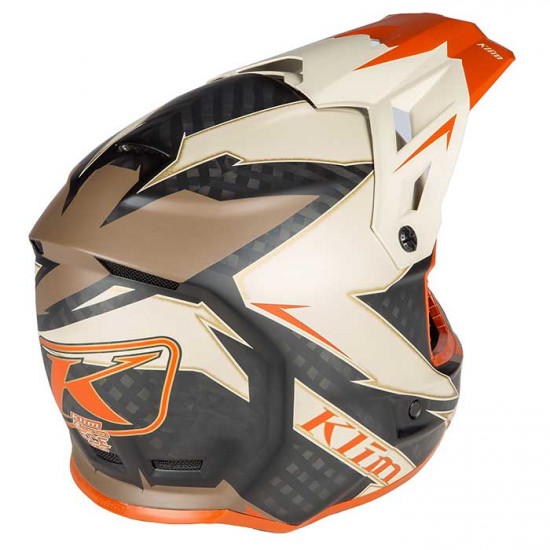 Klim F3 Carbon Off-Road Helmet ECE Lightning Peyote